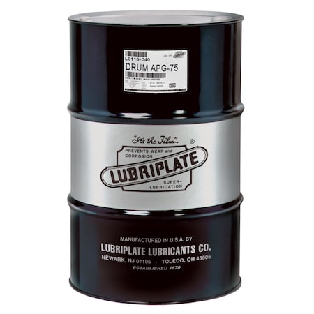 LUBRIPLATE Gear Oil Drum 32 ISO Viscosity, 75W SAE L0116-040